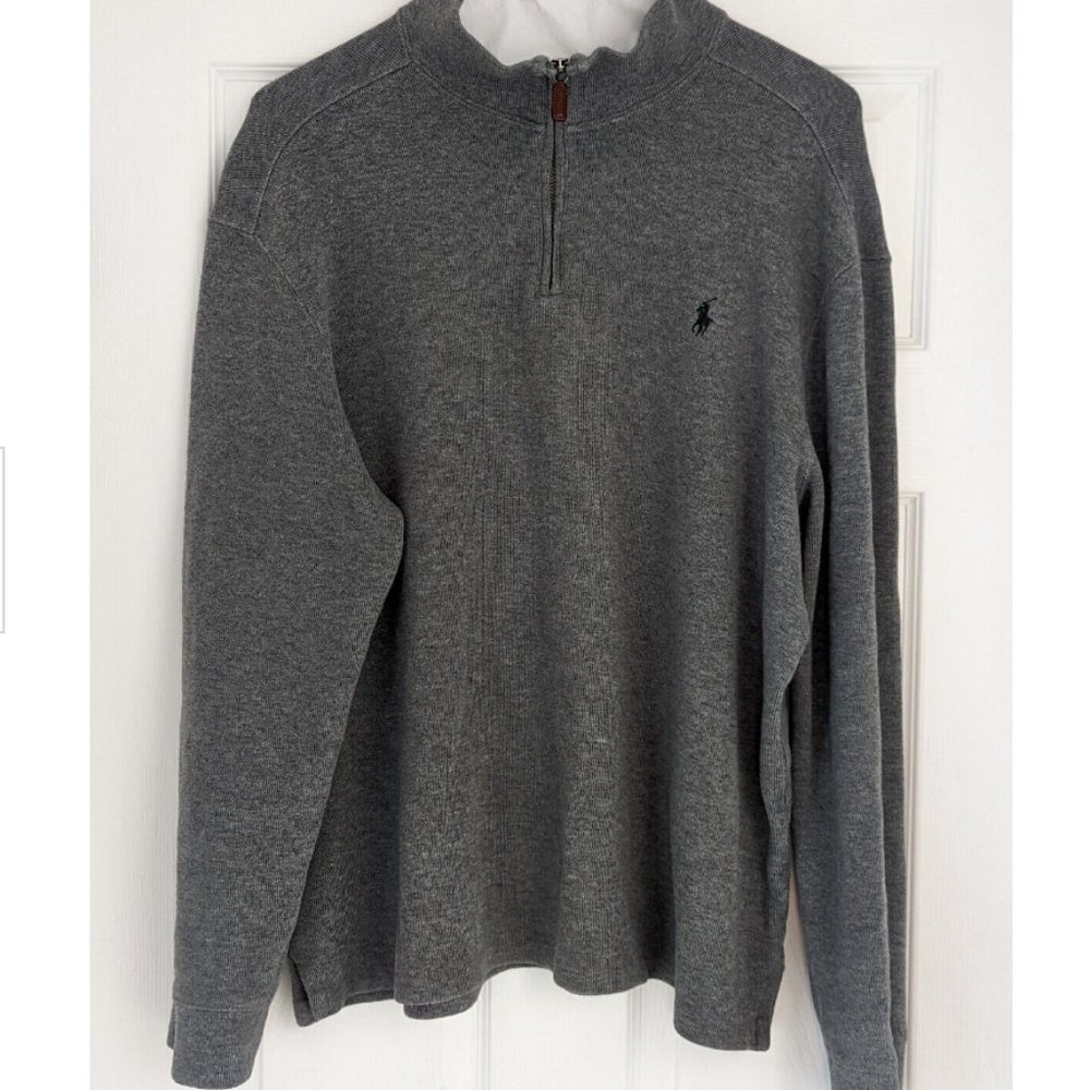 Polo Ralph Lauren Mens Gray Sweater Size XL